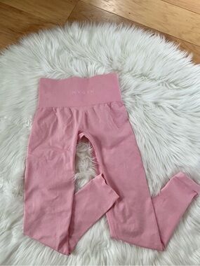 NVGTN Pink High-Rise Seamless Leggings Size XS